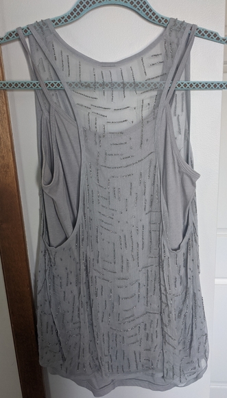 Chan Luu beaded chiffon tank - Picture 5 of 8